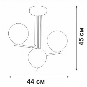 Люстра на штанге Vitaluce V49420 V49420-8/3PL в Нижневартовске - nizhnevartovsk.mebel24.online | фото 2