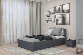 МС "Хилтон" Кровать 1,2 (графит) в Нижневартовске - nizhnevartovsk.mebel24.online | фото