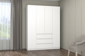 МС "Хилтон" Шкаф №1 1600 (Белый текстурный) в Нижневартовске - nizhnevartovsk.mebel24.online | фото