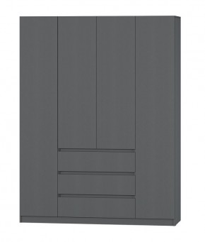 МС "Хилтон" Шкаф №1 1600 (Графит) в Нижневартовске - nizhnevartovsk.mebel24.online | фото 2