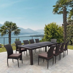 Набор уличный T438/Y380A-W53 Brown 10PCS в Нижневартовске - nizhnevartovsk.mebel24.online | фото 2
