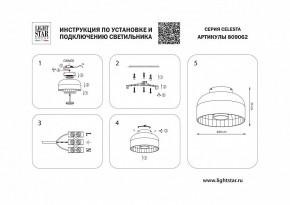 Накладной светильник Lightstar Celesta 809062 в Нижневартовске - nizhnevartovsk.mebel24.online | фото 4