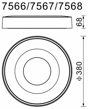 Накладной светильник Mantra Coin 7567 в Нижневартовске - nizhnevartovsk.mebel24.online | фото 4