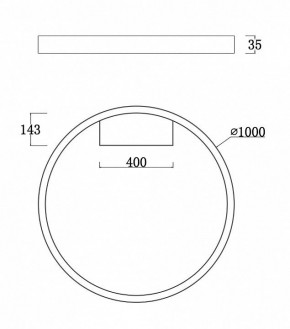 Накладной светильник Maytoni Rim MOD058CL-L65B4K в Нижневартовске - nizhnevartovsk.mebel24.online | фото 3