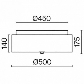 Накладной светильник Maytoni Ripple MOD096CL-05G в Нижневартовске - nizhnevartovsk.mebel24.online | фото 5