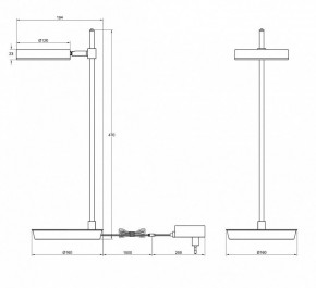 Настольная лампа декоративная Maytoni Fad MOD070TL-L8W3K в Нижневартовске - nizhnevartovsk.mebel24.online | фото 3