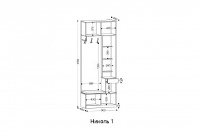 НИКОЛЬ 1 Прихожая в Нижневартовске - nizhnevartovsk.mebel24.online | фото 2