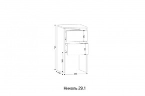 НИКОЛЬ 25 Шкаф 5-ти створчатый в Нижневартовске - nizhnevartovsk.mebel24.online | фото 7