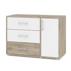 ОЛИВИЯ О63 Комод (дуб серый/белый) в Нижневартовске - nizhnevartovsk.mebel24.online | фото