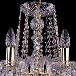 Подвесная люстра Bohemia Ivele Crystal 1402 1402/10/240/G/Leafs в Нижневартовске - nizhnevartovsk.mebel24.online | фото 4