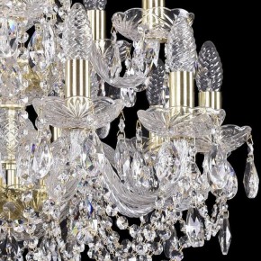 Подвесная люстра Bohemia Ivele Crystal 1402 1402/10+5/195/2d/G в Нижневартовске - nizhnevartovsk.mebel24.online | фото 2