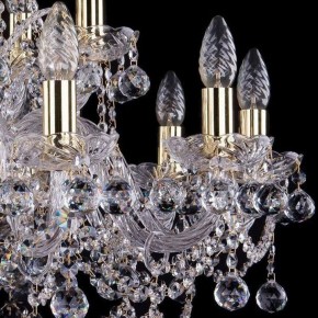 Подвесная люстра Bohemia Ivele Crystal 1411 1411/10+5/240/G/Balls в Нижневартовске - nizhnevartovsk.mebel24.online | фото 2