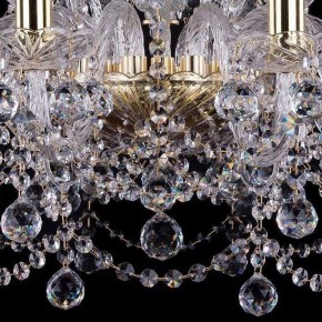 Подвесная люстра Bohemia Ivele Crystal 1411 1411/10+5/240/G/Balls в Нижневартовске - nizhnevartovsk.mebel24.online | фото 3