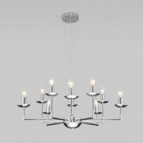Подвесная люстра Eurosvet Cariso 60150/10 хром в Нижневартовске - nizhnevartovsk.mebel24.online | фото 4