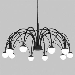 Подвесная люстра Eurosvet Ragno 90034/10 LED черный в Нижневартовске - nizhnevartovsk.mebel24.online | фото