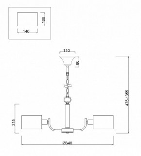 Подвесная люстра Freya Anita FR5012PL-05CH в Нижневартовске - nizhnevartovsk.mebel24.online | фото 4