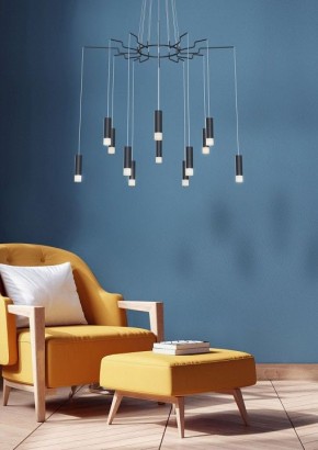 Подвесная люстра Maytoni Davida MOD035PL-12B в Нижневартовске - nizhnevartovsk.mebel24.online | фото 4