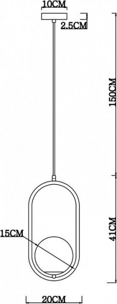 Подвесной светильник Arte Lamp Matisse A7745SP-1AB в Нижневартовске - nizhnevartovsk.mebel24.online | фото 4
