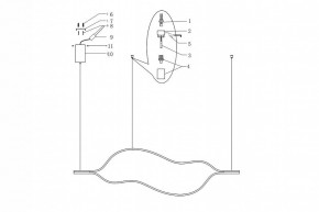 Подвесной светильник Imperiumloft Tape Light TRUDY01 в Нижневартовске - nizhnevartovsk.mebel24.online | фото 9