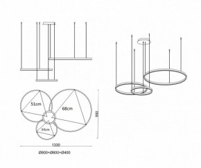 Подвесной светильник Kink Light Тор 08223,36PA(3000K) в Нижневартовске - nizhnevartovsk.mebel24.online | фото 2