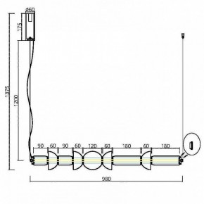 Подвесной светильник Maytoni Cosmo MOD210PL-L39B3K в Нижневартовске - nizhnevartovsk.mebel24.online | фото 6