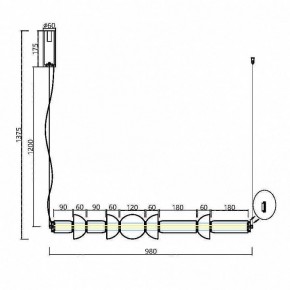 Подвесной светильник Maytoni Cosmo MOD210PL-L39BS3K в Нижневартовске - nizhnevartovsk.mebel24.online | фото 7