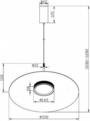 Подвесной светильник Maytoni Halo MOD041PL-L15W3K1 в Нижневартовске - nizhnevartovsk.mebel24.online | фото 4