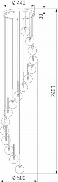 Подвесной светильник TK Lighting Aurora 10182 Aurora в Нижневартовске - nizhnevartovsk.mebel24.online | фото 2