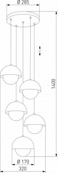 Подвесной светильник TK Lighting Bono 10214 Bono в Нижневартовске - nizhnevartovsk.mebel24.online | фото 4