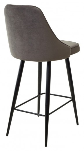 Полубарный стул NEPAL-PB ГРАФИТ #14, велюр/ черный каркас (H=68cm) М-City в Нижневартовске - nizhnevartovsk.mebel24.online | фото 4