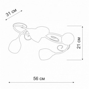 Потолочная люстра Vitaluce V3269 V3269-3/4PL в Нижневартовске - nizhnevartovsk.mebel24.online | фото 2