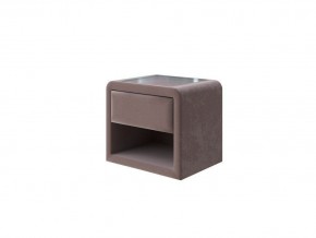 PROxSON Тумба Cube (Ткань: Велюр Shaggy Chocolate) 52x41 в Нижневартовске - nizhnevartovsk.mebel24.online | фото