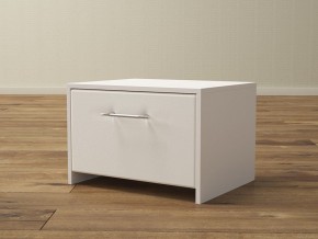 PROxSON Тумба Varna (ЛДСП Белая+экокожа Белый/Белый) 51x40 в Нижневартовске - nizhnevartovsk.mebel24.online | фото 1