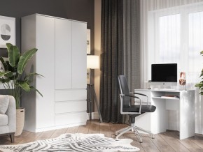 Шкаф 3-ств. с 3 ящиками "Бьянко" в Нижневартовске - nizhnevartovsk.mebel24.online | фото 4