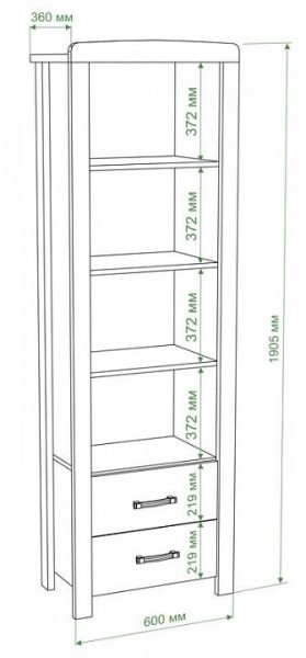 Шкаф для белья Бартоло ВТД-ГФ в Нижневартовске - nizhnevartovsk.mebel24.online | фото 2