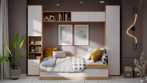 Шкаф для белья Хилтон Исп. 2 в Нижневартовске - nizhnevartovsk.mebel24.online | фото 5