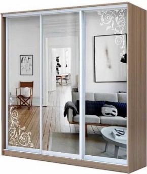 Шкаф-купе ХИТ 23-20/2-656 ОРНАМЕНТ в Нижневартовске - nizhnevartovsk.mebel24.online | фото