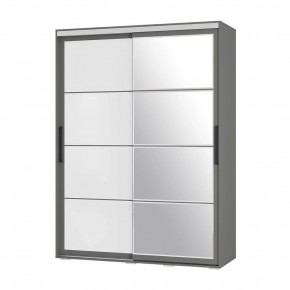 Шкаф-купе Крафт-6 1.6 м ШКК-06 (графит) в Нижневартовске - nizhnevartovsk.mebel24.online | фото 3