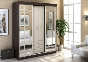 Шкаф-купе Лидер 1 венге-дуб в Нижневартовске - nizhnevartovsk.mebel24.online | фото 2