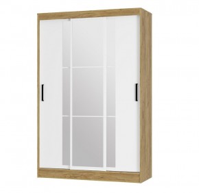 Шкаф-купе Тайм ШКК-03 (крафт/белый) в Нижневартовске - nizhnevartovsk.mebel24.online | фото