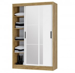 Шкаф-купе Тайм ШКК-03 (крафт/белый) в Нижневартовске - nizhnevartovsk.mebel24.online | фото 3