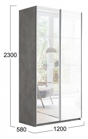 Шкаф-купе Траст СШК 2.120.60-13.15 в Нижневартовске - nizhnevartovsk.mebel24.online | фото 3