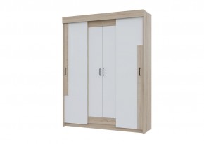 Шкаф-купе VICTOR (Сонома-Белый) в Нижневартовске - nizhnevartovsk.mebel24.online | фото