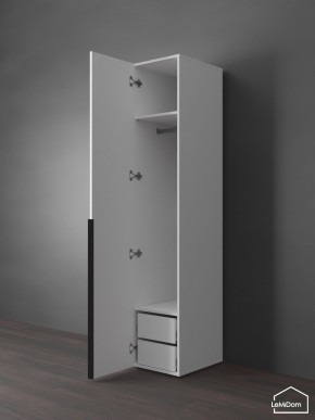 Шкаф Linnea MHR-1-3 2050х400х510 (Белый-М 11.1.1) в Нижневартовске - nizhnevartovsk.mebel24.online | фото 5