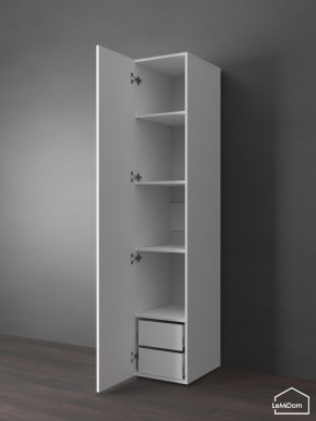Шкаф Linnea MHR-1PO-4 2050х400х510 (Белый-М 11.1.2) в Нижневартовске - nizhnevartovsk.mebel24.online | фото 5