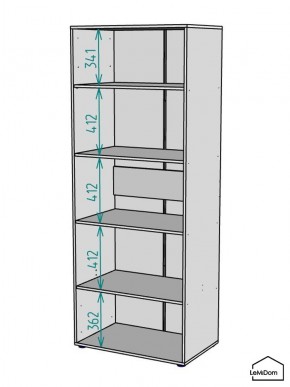 Шкаф Linnea MHR-2PO-2 2050х800х510 (Белый-М 11.1.2) в Нижневартовске - nizhnevartovsk.mebel24.online | фото 3