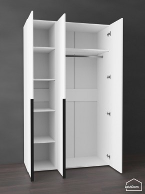 Шкаф Linnea MHR-3-1 2050х1200х510 (Белый-М 11.1.1) в Нижневартовске - nizhnevartovsk.mebel24.online | фото 4