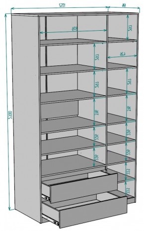 Шкаф Мальта H219 в Нижневартовске - nizhnevartovsk.mebel24.online | фото 2