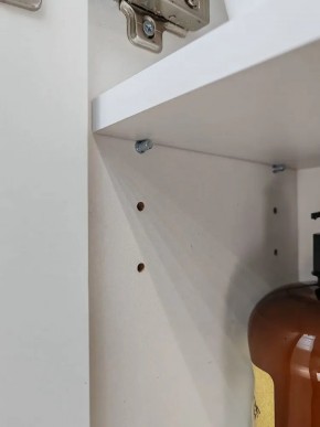 Шкаф навесной для ванной MH24-MA 450х960 (Белый-М 10.1.1) Белый глянец в Нижневартовске - nizhnevartovsk.mebel24.online | фото 7