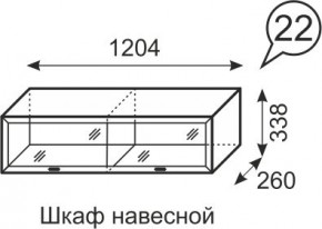 Шкаф навесной Венеция 22 бодега в Нижневартовске - nizhnevartovsk.mebel24.online | фото 1